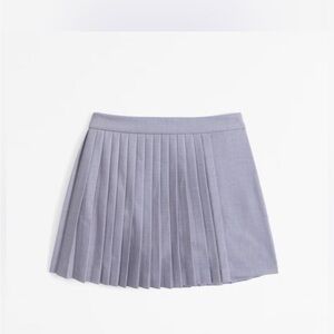 Abercrombie & Fitch Light Gray Mini Skort